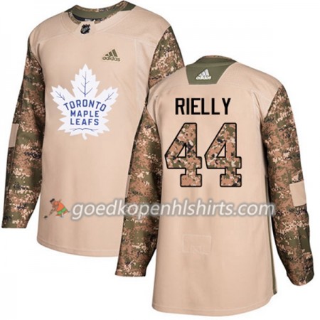 Toronto Maple Leafs Morgan Rielly 44 Adidas 2017-2018 Camo Veterans Day Practice Authentic Shirt - Mannen